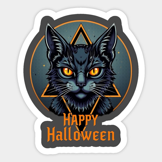 Halloween Cat Sticker by Pete the Cat Guy
